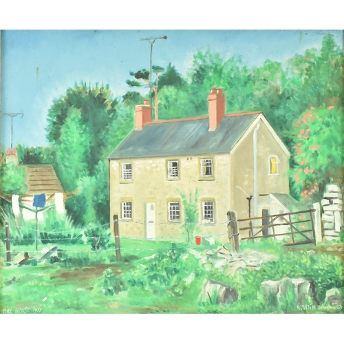 275 - Robert Tatin D'Avesnières - Mill House - 1977 oil on board. Signed lower right, titled and dated 197... 