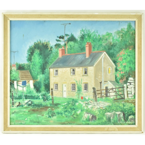 275 - Robert Tatin D'Avesnières - Mill House - 1977 oil on board. Signed lower right, titled and dated 197... 