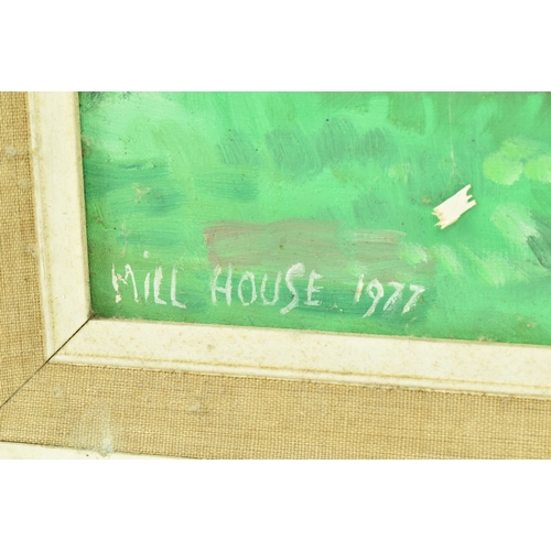 275 - Robert Tatin D'Avesnières - Mill House - 1977 oil on board. Signed lower right, titled and dated 197... 