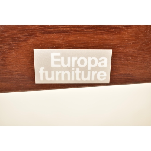 282 - Europa & Gordon Russell - A retro mid 20th century teak wood dining suite comprising a Europa extend... 