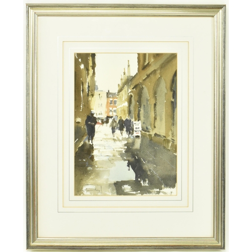 29 - John Yardley (b. 1943) - A vintage 20th century watercolour on paper painting entitled 'Exchange Ave... 
