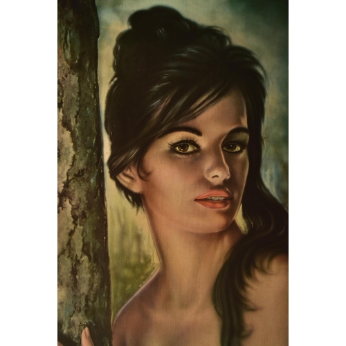 39 - Joseph Henry Lynch (1911 - 1989) - Tina - A vintage mid 20th century 1960s portrait painting print o... 