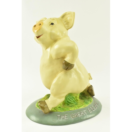 4 - The Great Escape - A 20th century point of sale advertising butchers display pig. The pig stood upri... 