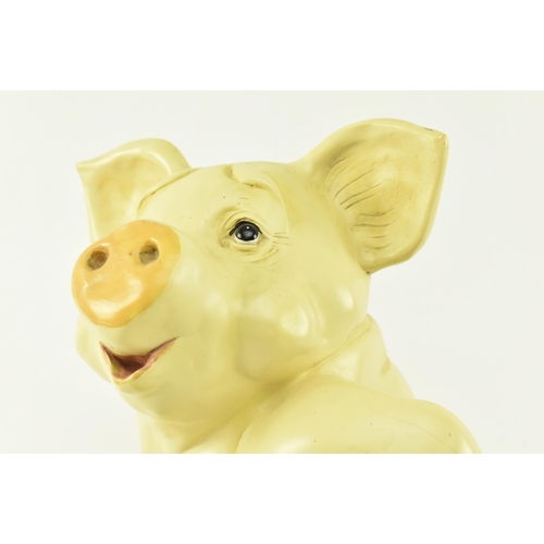 4 - The Great Escape - A 20th century point of sale advertising butchers display pig. The pig stood upri... 