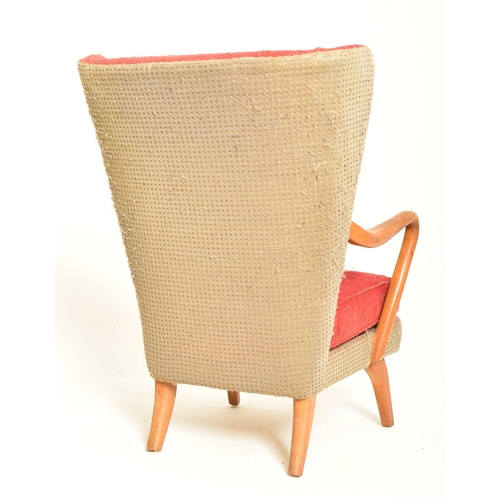 42 - Howard Keith - Parnass - A retro mid 20th century wing backed easy / lounge chair / armchair. The ch... 