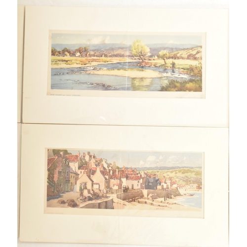 43 - A collection of six British Rail Carriage prints from original watercolours by Gyrth Russell. The lo... 