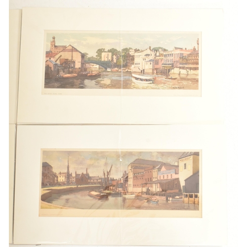 43 - A collection of six British Rail Carriage prints from original watercolours by Gyrth Russell. The lo... 