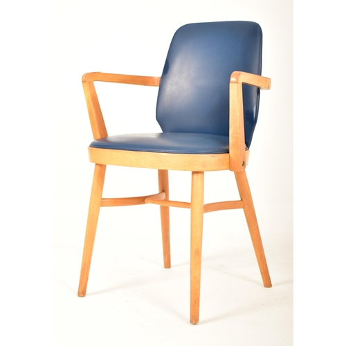 447 - Ben Chairs ' Benchairs ' of Stowe - A set of three retro mid 20th century beech framed dining chairs... 