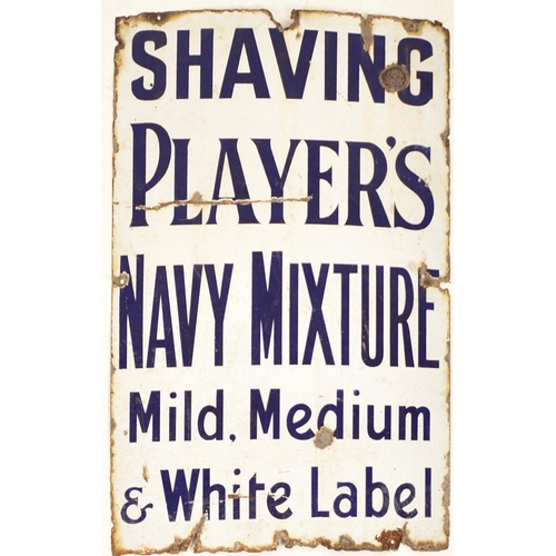 49 - Player's Navy Mixture - A vintage 20th century point of sale advertising shop display enamel sign. T... 