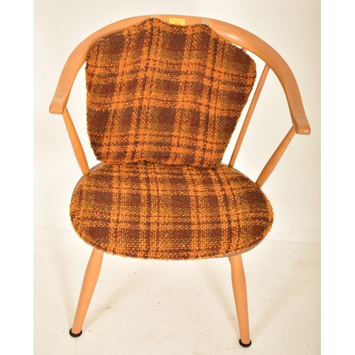 526 - Lucian Ercolani - Ercol - Model 333a - Cow Horn - A retro mid 20th century circa 1950s beech & elm c... 