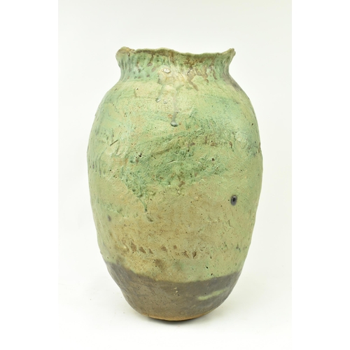 55 - Ewen Henderson (1934-2000) - A large 20th century studio art pottery stoneware vase of baluster amph... 