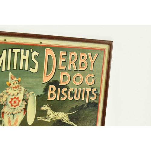 77 - Vintage Advertising - an early-mid 20th century showcard advertising Greensmith's Derby Dog Biscuits... 