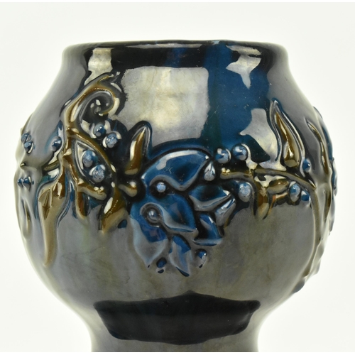 99 - Sir Edmund Harry Elton - Elton Ware Pottery, Clevedon - A studio art pottery glazed double gourd vas... 