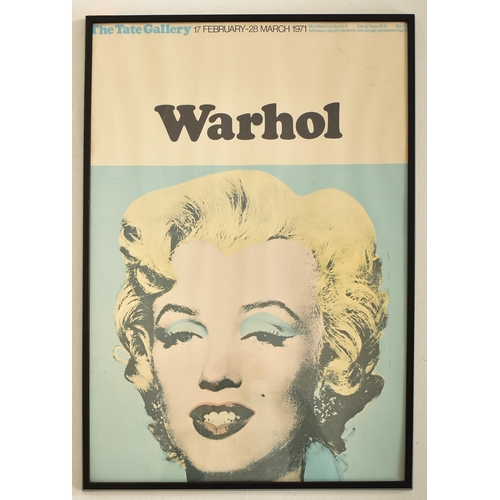 231 - After Andy Warhol (1928-1987) - A retro 20th century 1967 Tate Gallery poster featuring the iconic M... 