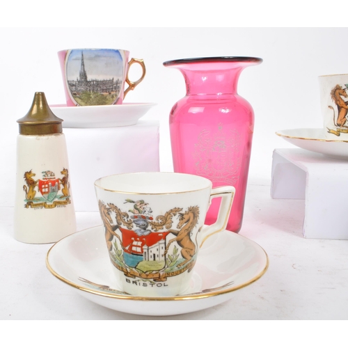 100 - Local Bristol Interest - A collection of Bristol related china and glassware. The collection to incl... 