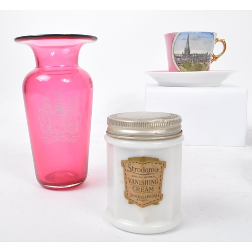 100 - Local Bristol Interest - A collection of Bristol related china and glassware. The collection to incl... 