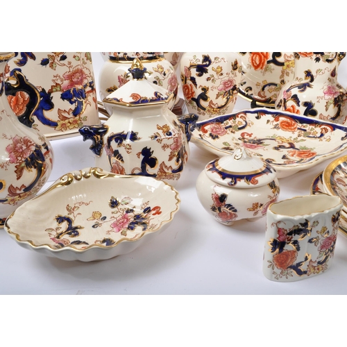 127 - Mason's Mandalay - A 20th Century collection of china porcelain printed and hand painted Mason's pot... 