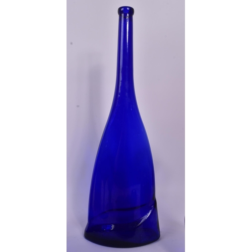 163 - A collection of 20th century Bristol and other cobalt blue glass. The collection to include a select... 