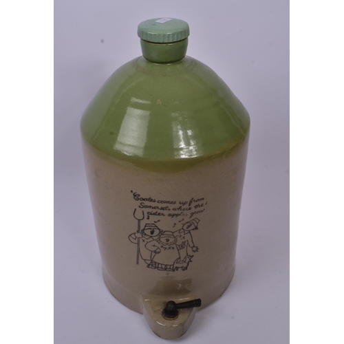 167 - Coates of Somerset Cider - A large mid 20th century Coates of Somerset Cider earthenware cider keg /... 