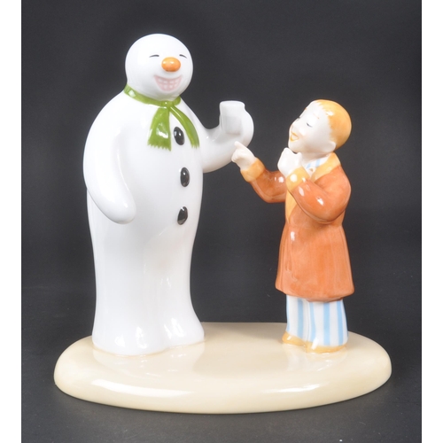 171 - Coalport Characters - The Snowman - A collection of four porcelain china figurines. Comprising of to... 