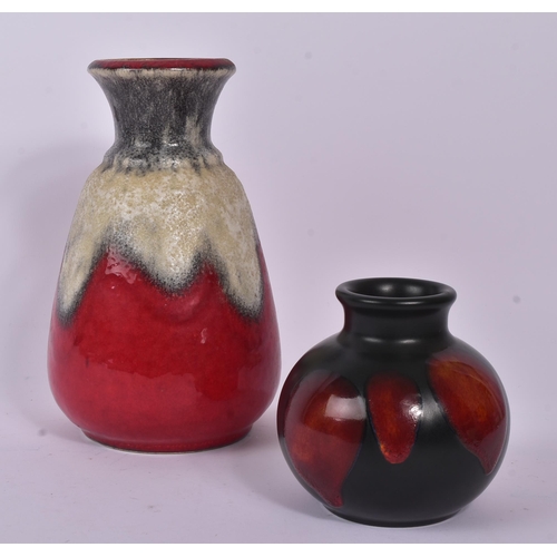 172 - Two mid 20th century ceramic vases. The lot to include a 20th century Poole Pottery 'galaxy' glaze s... 