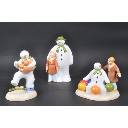 180 - Coalport Characters - The Snowman - Collection of contemporary porcelain china figurines. To include... 