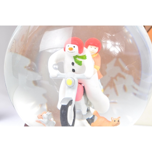 187 - Coalport Characters - The Snowman - Collection of three snow globe. Comprising of hold on tight, lin... 