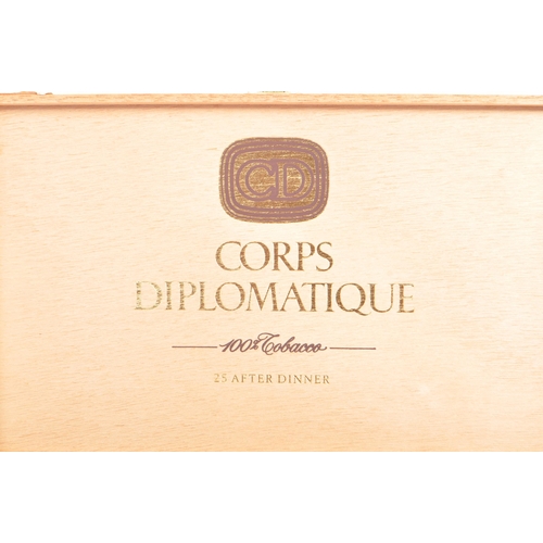 207 - A boxed collection of fifteen late 20th century 'Corps Diplomatique' Belgium after dinner cigars. Bo... 