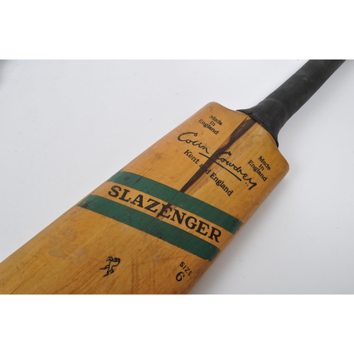 216 - Of Sporting Interest - Duncan Fearnley - Three Cricket bats. Together with a Slazenger example. Sign... 