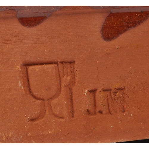 235 - A set of 10 vintage 20th century red clay French terracotta glazed tian bowls / dishes. Comprising o... 