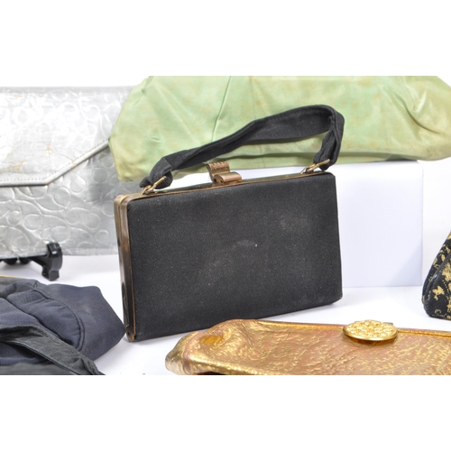 238 - A collection of approximately thirty decorative vintage 1930s and later handbags and purses. The lot... 