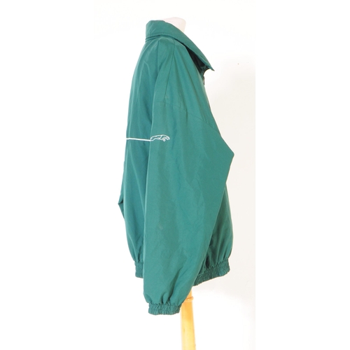 257 - Motorsport interest - a vintage Jaguar Drivers Club Australia jacket. Racing green with white trim, ... 