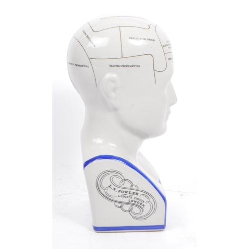 259 - After L. N. Fowler - A 20th century Phrenology medical head / bust after L. N. Fowler, English. The ... 