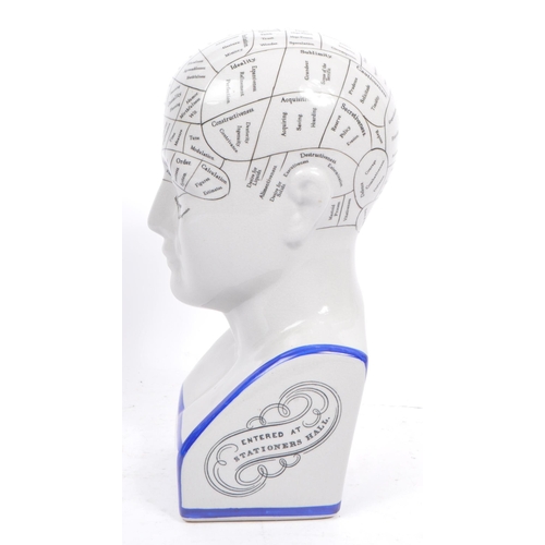 259 - After L. N. Fowler - A 20th century Phrenology medical head / bust after L. N. Fowler, English. The ... 