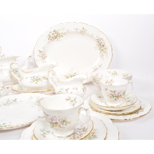 26 - A Royal Albert 'Hayworth' pattern porcelain dinner, tea and coffee service. To include teapot, cream... 