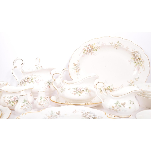 26 - A Royal Albert 'Hayworth' pattern porcelain dinner, tea and coffee service. To include teapot, cream... 