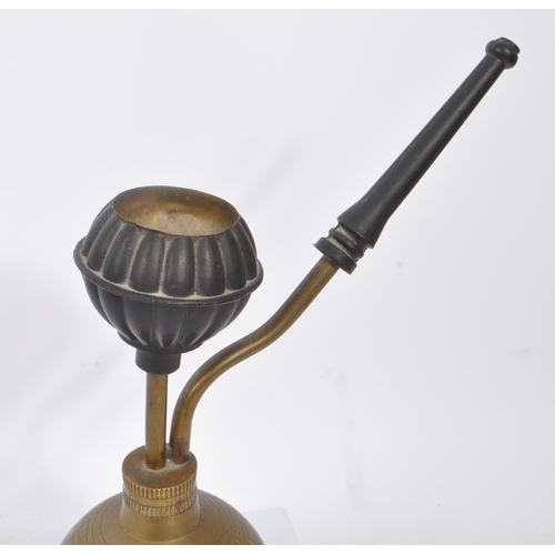 276 - A 19th century Asian shisha smoking pipe. With inscribed decoration to body, and circular top for sm... 