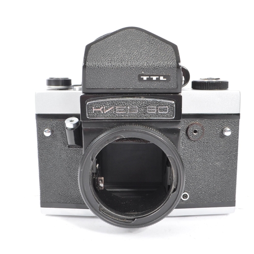 292 - Kiev - A late 20th century USSR / Soviet Kiev 60 TTL medium format SLR camera body. The camera havin... 