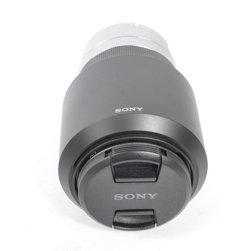 296 - Sony Alpha / NEX - A contemporary Sony Alpha / NEX E mount 55-210mm F4.5-6.3 OSS zoom lens. The lens... 