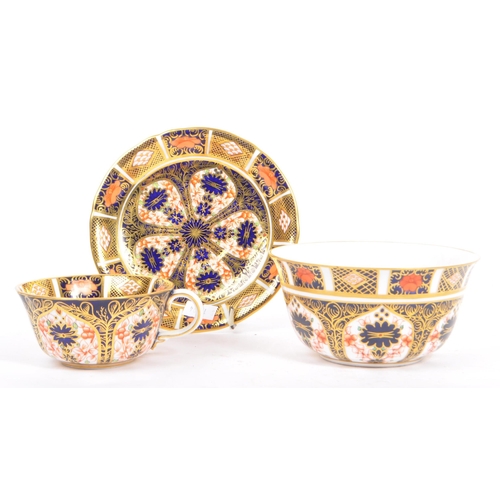 4 - A set of Royal Crown Derby Imari pattern fine porcelain bone china pieces.  The Imari pattern pieces... 