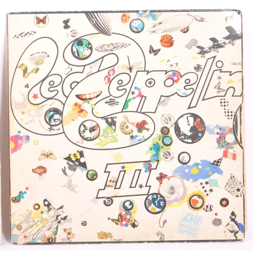 409 - A collection of vintage 20th century LP long play 33 RPM vinyl album records. To include, Led Zeppel... 