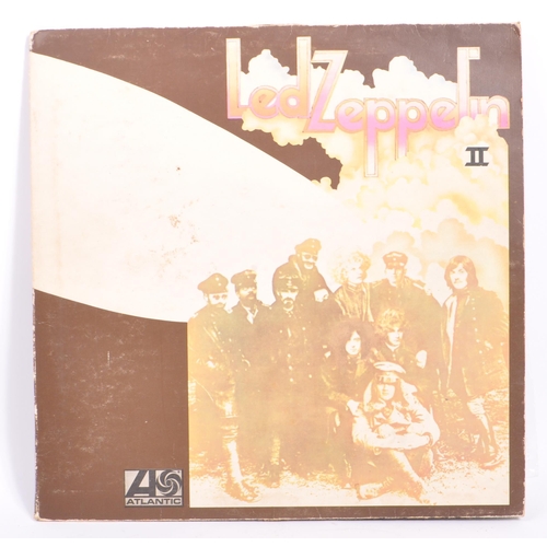 409 - A collection of vintage 20th century LP long play 33 RPM vinyl album records. To include, Led Zeppel... 