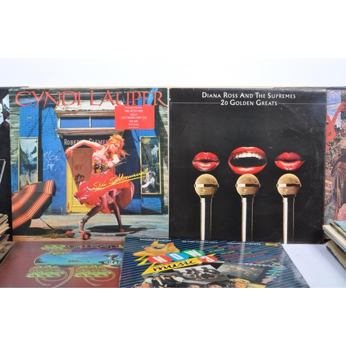 410 - A large collection of 1960s, 1970 & 1980s LP long play 33 RPM vinyl album records. To include, 
 Nei... 