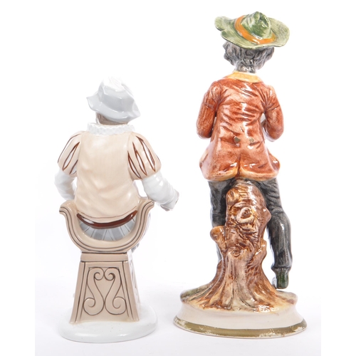 44 - Capodimonte / D'Art - A 20th century Italian Capodimonte porcelain preaching figure. Modelled in the... 