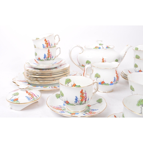 70 - Royal Albert - Happyland Pattern - Vintage 20th century porcelain china part tea service set. Compri... 