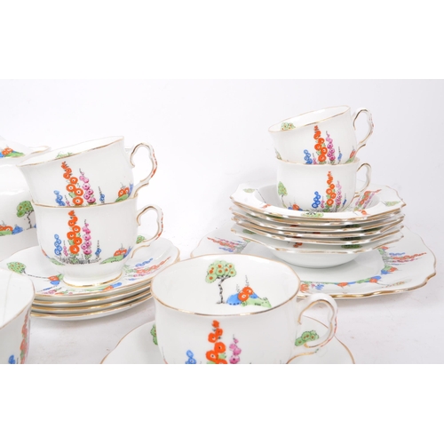 70 - Royal Albert - Happyland Pattern - Vintage 20th century porcelain china part tea service set. Compri... 