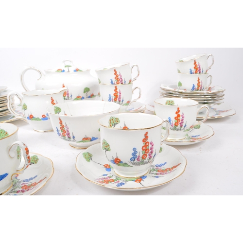 70 - Royal Albert - Happyland Pattern - Vintage 20th century porcelain china part tea service set. Compri... 