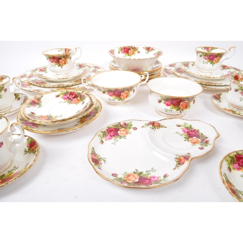 76 - Royal Albert - Old Country Roses - A 20th century Royal Albert Old Country Roses table / tea service... 