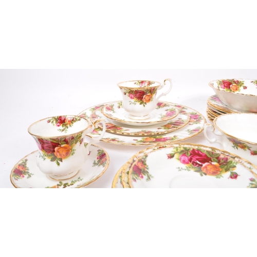 76 - Royal Albert - Old Country Roses - A 20th century Royal Albert Old Country Roses table / tea service... 