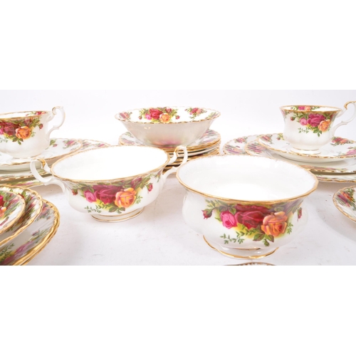 76 - Royal Albert - Old Country Roses - A 20th century Royal Albert Old Country Roses table / tea service... 